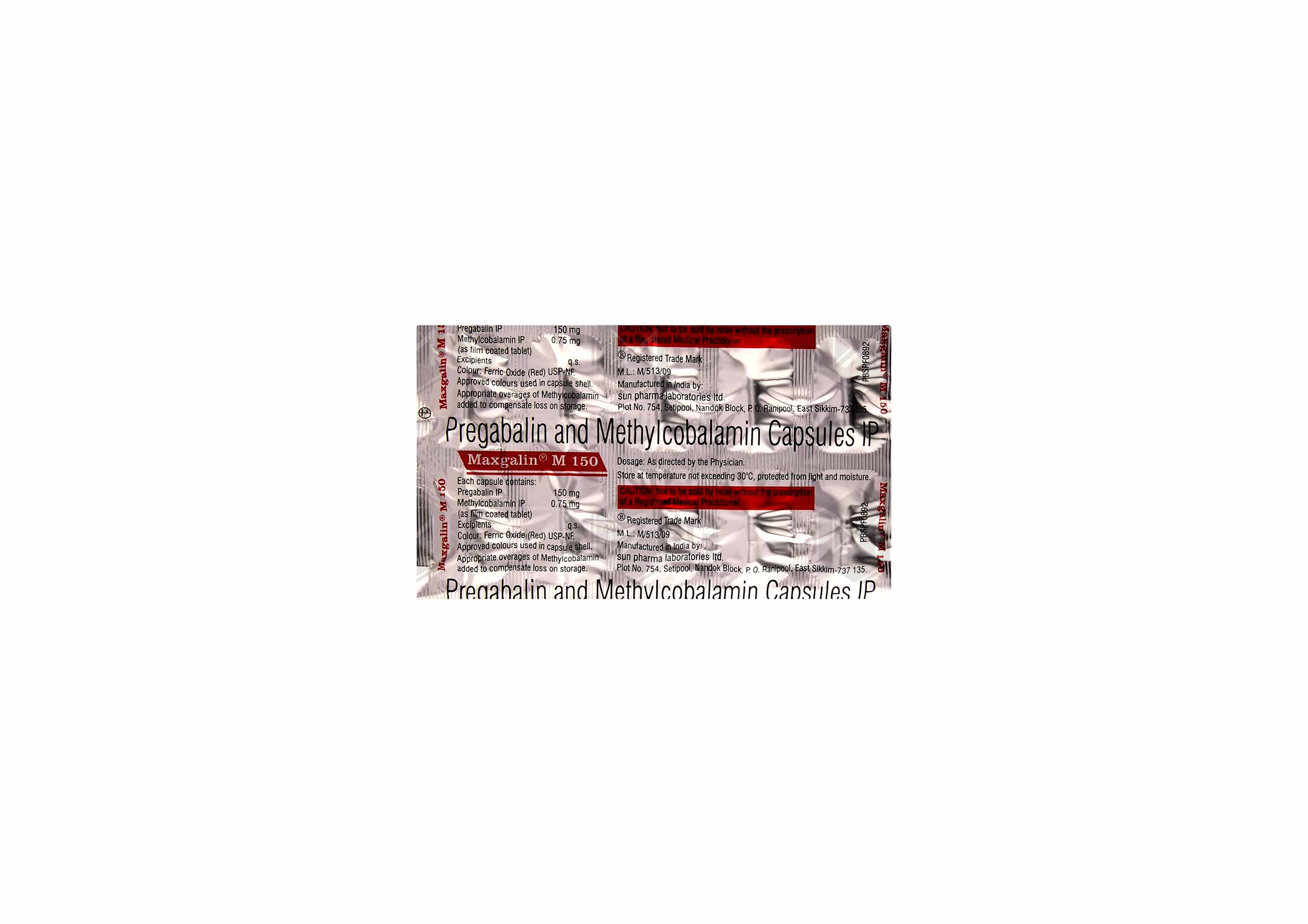 MAXGALIN M 150MG